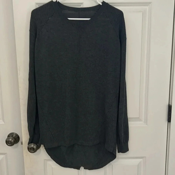 Gray oversized sweater size XL crewneck - Picture 2 of 7